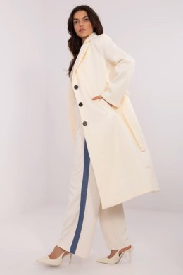 Płaszcz Damski Model MO-PL-1804.00 Ecru - Italy Moda - uniwersalny