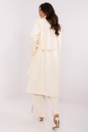 Płaszcz Damski Model MO-PL-1804.00 Ecru - Italy Moda - uniwersalny Płaszcz Damski Model MO-PL-1804.00 Ecru - Italy Moda - uniwersalny