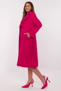 Płaszcz Damski Model MO-PL-1804.00 Fuksja - Italy Moda - uniwersalny