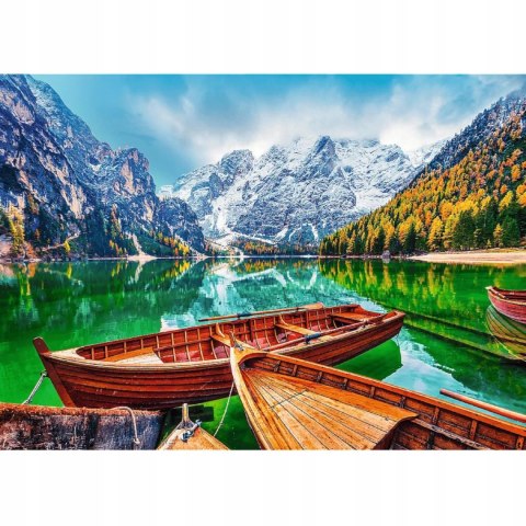 Puzzle Jezioro Braies Włochy 500 elementów Trefl 37486 Puzzle Jezioro Braies Włochy 500 elementów Trefl 37486