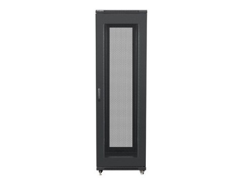 SZAFA INSTALACYJNA RACK STOJĄCA 19" 42U 600X600 CZARNA DRZWI PERFOROWANE LCD LANBERG (FLAT PACK) V2 SZAFA INSTALACYJNA RACK STOJĄCA 19" 42U 600X600 CZARNA DRZWI PERFOROWANE LCD LANBERG (FLAT PACK) V2