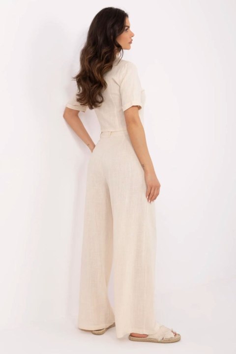 Spodnie Komplet Model NM-KMPL-JK62579.09 Light Beige - NM - S/M Spodnie Komplet Model NM-KMPL-JK62579.09 Light Beige - NM - S/M