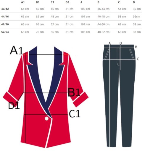 Elegancki komplet damski szerokie spodnie drapowana koszula MARIKA (Czerwony) Elegancki komplet damski szerokie spodnie drapowana koszula MARIKA (Czerwony)