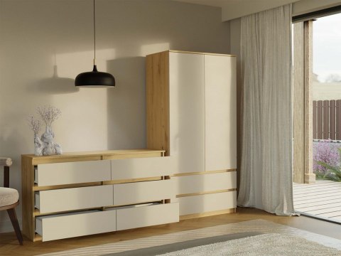 Komoda Malwa M6 140 DĄB ARTISAN KASZMIR Komoda Malwa M6 140 DĄB ARTISAN KASZMIR