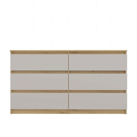 Komoda Malwa M6 140 DĄB ARTISAN KASZMIR Komoda Malwa M6 140 DĄB ARTISAN KASZMIR