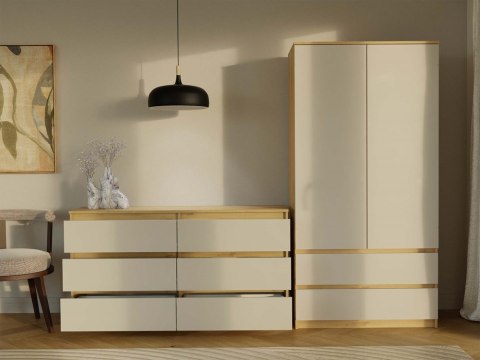 Komoda Malwa M6 140 DĄB ARTISAN KASZMIR Komoda Malwa M6 140 DĄB ARTISAN KASZMIR