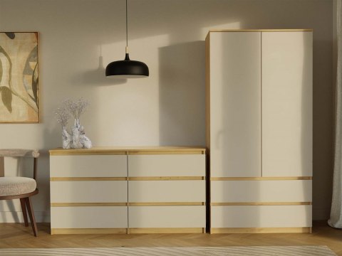 Komoda Malwa M6 140 DĄB ARTISAN KASZMIR Komoda Malwa M6 140 DĄB ARTISAN KASZMIR