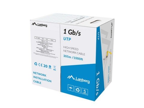 LANBERG LCU6-10CC-0305-Y 305 Sieciowy