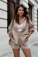 Spodnie Komplet Model Molly Muślin 243851867 Beige - LaBalancia - XS/S