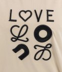 T-shit bluzka koszulka z wyszywanym napisem LOVE (Beżowy) T-shit bluzka koszulka z wyszywanym napisem LOVE (Beżowy)