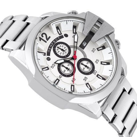 ZEGAREK MĘSKI PERFECT M513CH-01 - CHRONOGRAF (zp387b) + BOX ZEGAREK MĘSKI PERFECT M513CH-01 - CHRONOGRAF (zp387b) + BOX
