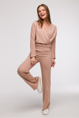 Bluza Damska Model B292 Mocca - BeWear - s