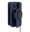 Decoded Detachable Wallet - skórzana obudowa ochronna do iPhone 13/14 kompatybilna z MagSafe (navy)