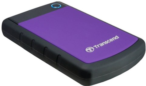 Dysk zewnętrzny HDD TRANSCEND StoreJet 25H3P (1TB /Czarno-fioletowy ) Dysk zewnętrzny HDD TRANSCEND StoreJet 25H3P (1TB /Czarno-fioletowy )