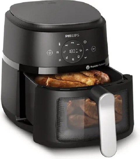 Frytkownica na gorące powietrze PHILIPS NA221/00 (4.2l /1500W /Czarny ) Frytkownica na gorące powietrze PHILIPS NA221/00 (4.2l /1500W /Czarny )