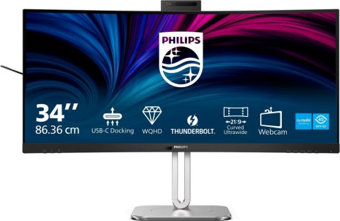Monitor PHILIPS 34B2U6603CH/00 (34" /VA /120Hz /3440 x 1440 /Czarno-srebrny) Monitor PHILIPS 34B2U6603CH/00 (34" /VA /120Hz /3440 x 1440 /Czarno-srebrny)