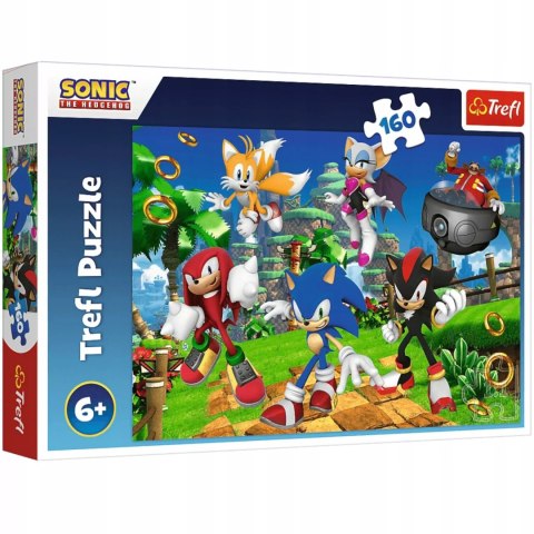 Puzzle Sonic 160 el. Sonic i przyjaciele Trefl 15421 Puzzle Sonic 160 el. Sonic i przyjaciele Trefl 15421
