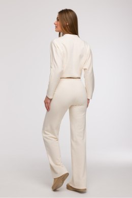 Spodnie Dresowe Model B296 Wanilia - BeWear - M