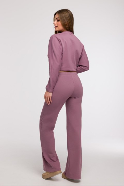 Spodnie Dresowe Model B296 Wrzos - BeWear - L Spodnie Dresowe Model B296 Wrzos - BeWear - L