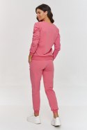 Spodnie Komplet Model M868 Baby Pink - Makadamia - 36 Spodnie Komplet Model M868 Baby Pink - Makadamia - 36