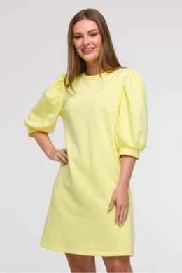 Sukienka Model B291 Cytryna - BeWear - 2XL/3XL