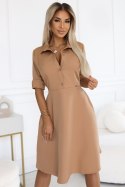 Sukienka Model Sandy 286-8 Mocha Mousse - Numoco - L