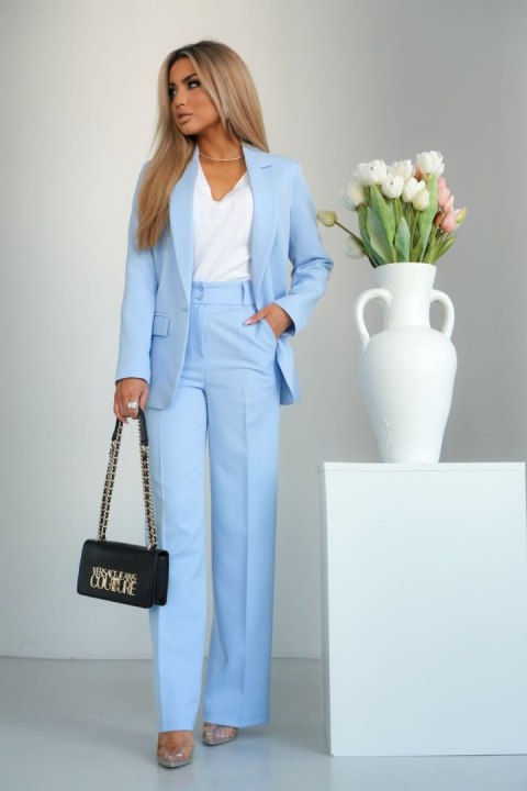 Marynarka Model 11 Light Blue - Cabba - 42 Marynarka Model 11 Light Blue - Cabba - 42