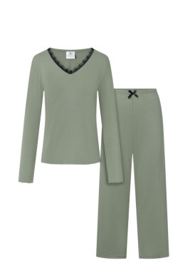 Piżama Damska Model Emerald Dreams Green - Momenti Per Me - XXL