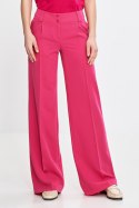 Spodnie wide leg z kantem SD112 Pink - Nife - 42 Spodnie wide leg z kantem SD112 Pink - Nife - 42