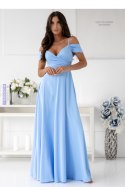 Sukienka Model Walentina 0011171. Błękit - With You - 34