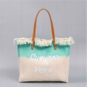 BOHO STRANDTASCHE mit Fransen, grünes Ombre TP14ZIE BOHO STRANDTASCHE mit Fransen, grünes Ombre TP14ZIE