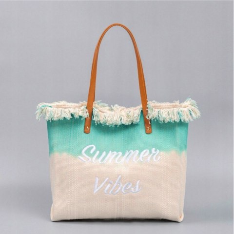 BOHO STRANDTASCHE mit Fransen, grünes Ombre TP14ZIE BOHO STRANDTASCHE mit Fransen, grünes Ombre TP14ZIE