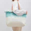 BOHO STRANDTASCHE mit Fransen, grünes Ombre TP14ZIE BOHO STRANDTASCHE mit Fransen, grünes Ombre TP14ZIE