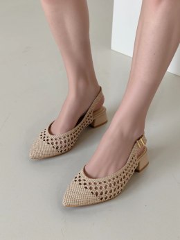 Damskie Klapki LUCIA BEIGE - 38