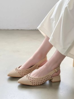 Damskie Klapki LUCIA BEIGE - 38