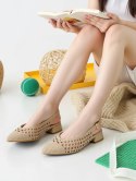 Damskie Klapki LUCIA BEIGE - 38 Damskie Klapki LUCIA BEIGE - 38