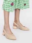 Damskie Klapki LUCIA BEIGE - 38 Damskie Klapki LUCIA BEIGE - 38
