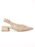 Damskie Klapki LUCIA BEIGE - 38 Damskie Klapki LUCIA BEIGE - 38