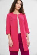 Dłuższa marynarka z przeszyciami z rękawem 3/4 Z80 Pink - Nife - 38