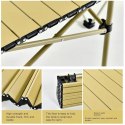 Klappbarer Gastronomie-, Touring-, Picknicktisch 53 x 51 cm beige SC10JBR