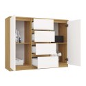 Komoda Malwa 2D4S 120 DĄB ARTISAN BIEL Komoda Malwa 2D4S 120 DĄB ARTISAN BIEL