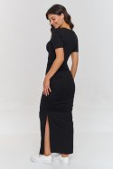 Sukienka Model M872 Black - Makadamia - 36 Sukienka Model M872 Black - Makadamia - 36