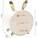 Aufbewahrungsbox für Kosmetik und Schmuck BUNNY mit goldenen Griffen CB60