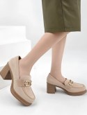 Damskie Loafersy LUX GRACE NUDE - 38 Damskie Loafersy LUX GRACE NUDE - 38
