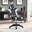 Fotel gamingowy obrotowy z podnóżkiem EC GAMING masażer KO24B Fotel gamingowy obrotowy z podnóżkiem EC GAMING masażer KO24B