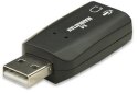 Karta dźwiękowa MANHATTAN Hi-Speed USB 3-D 150859 Karta dźwiękowa MANHATTAN Hi-Speed USB 3-D 150859