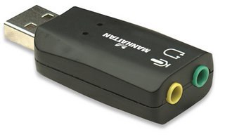 Karta dźwiękowa MANHATTAN Hi-Speed USB 3-D 150859 Karta dźwiękowa MANHATTAN Hi-Speed USB 3-D 150859