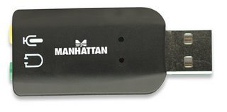 Karta dźwiękowa MANHATTAN Hi-Speed USB 3-D 150859 Karta dźwiękowa MANHATTAN Hi-Speed USB 3-D 150859