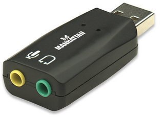 Karta dźwiękowa MANHATTAN Hi-Speed USB 3-D 150859 Karta dźwiękowa MANHATTAN Hi-Speed USB 3-D 150859