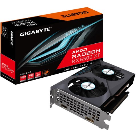 Karta graficzna Karta graficzna Gigabyte Radeon RX 6500 XT Eagle 4GB GDDR6 Karta graficzna Karta graficzna Gigabyte Radeon RX 6500 XT Eagle 4GB GDDR6